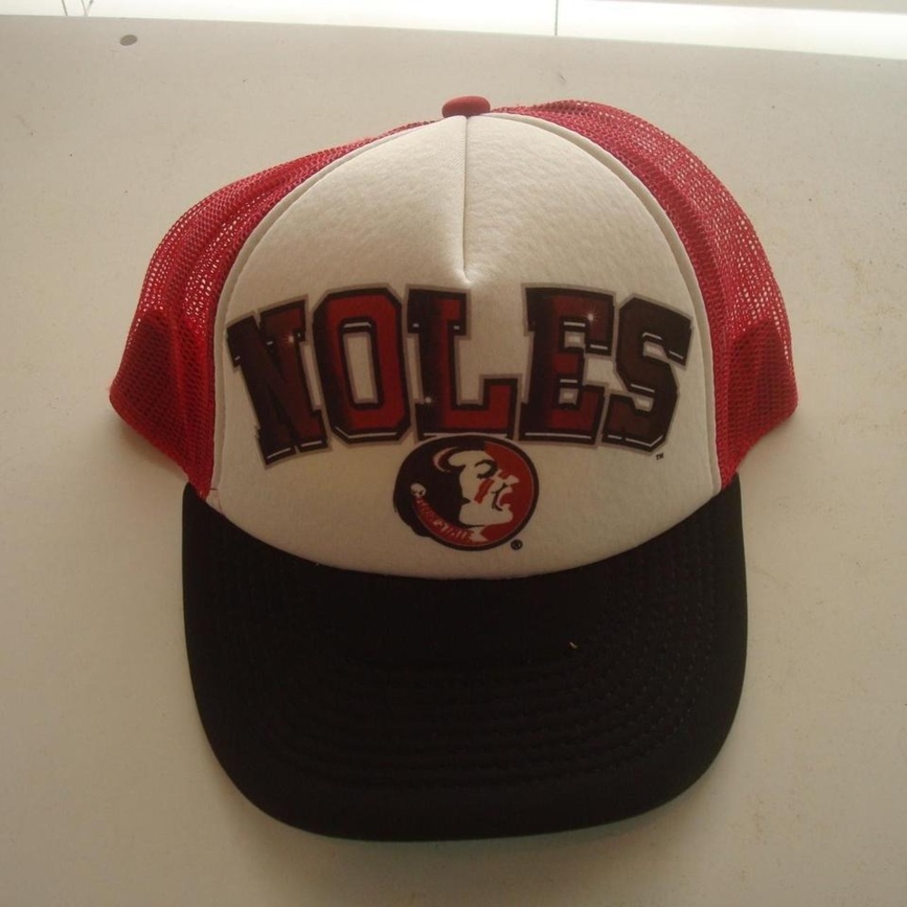FSU SEMINOLES TRUCKER SNAPBACK HAT CAP‎ VINTAGE Y2K 00S E5
